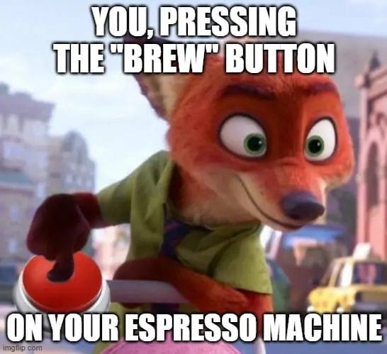 Pressing brew Button Image