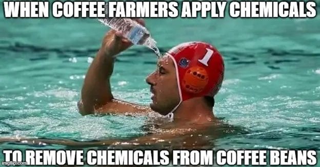 When Coffee Framers Apply Chemicals Image