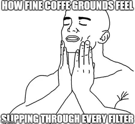 How Fine Coffee Grounds Feel Slipping Through Every Filter Image